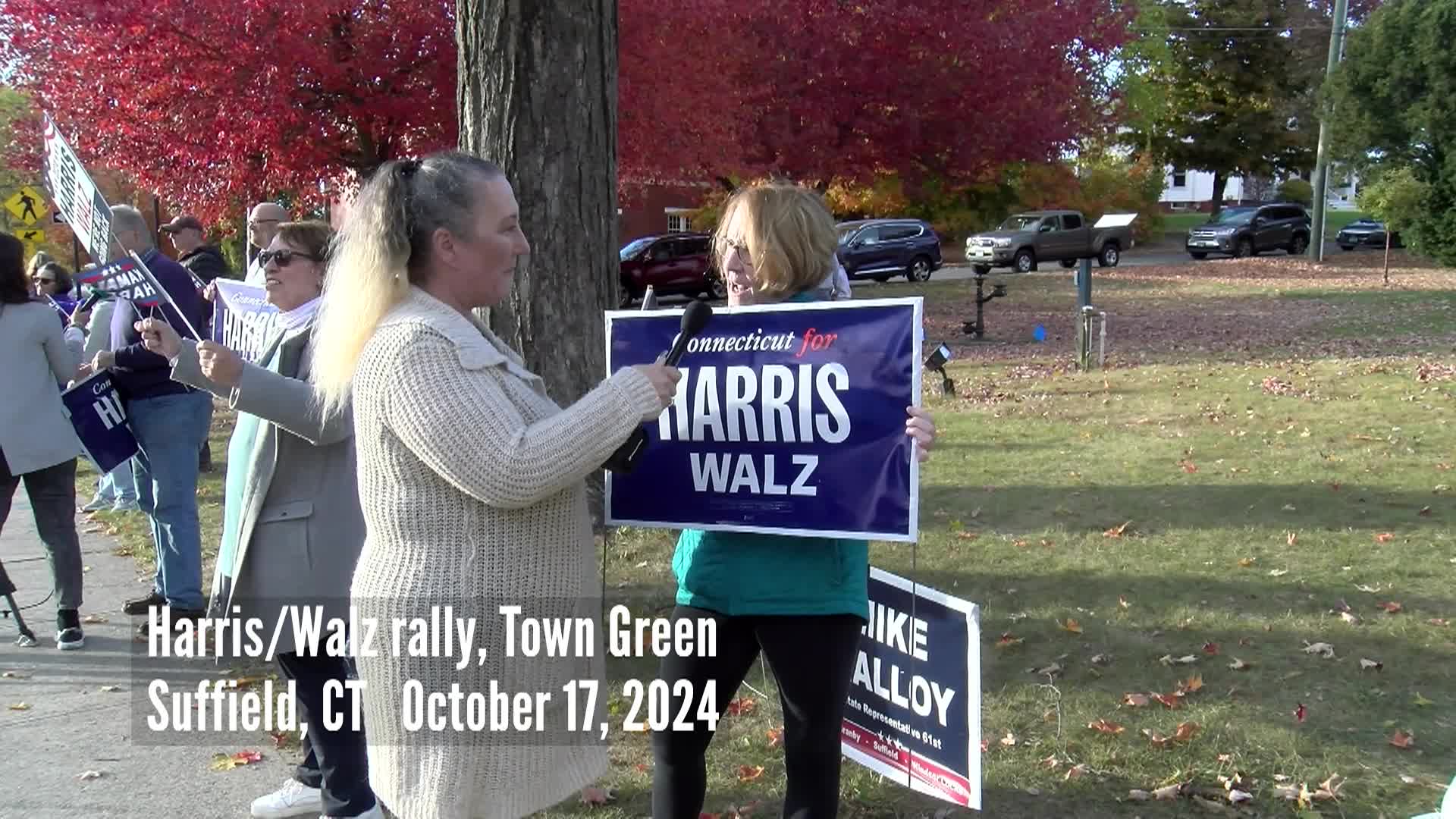 Thumbnail image for Harris/Walz Rally in Suffield on 10/17/24