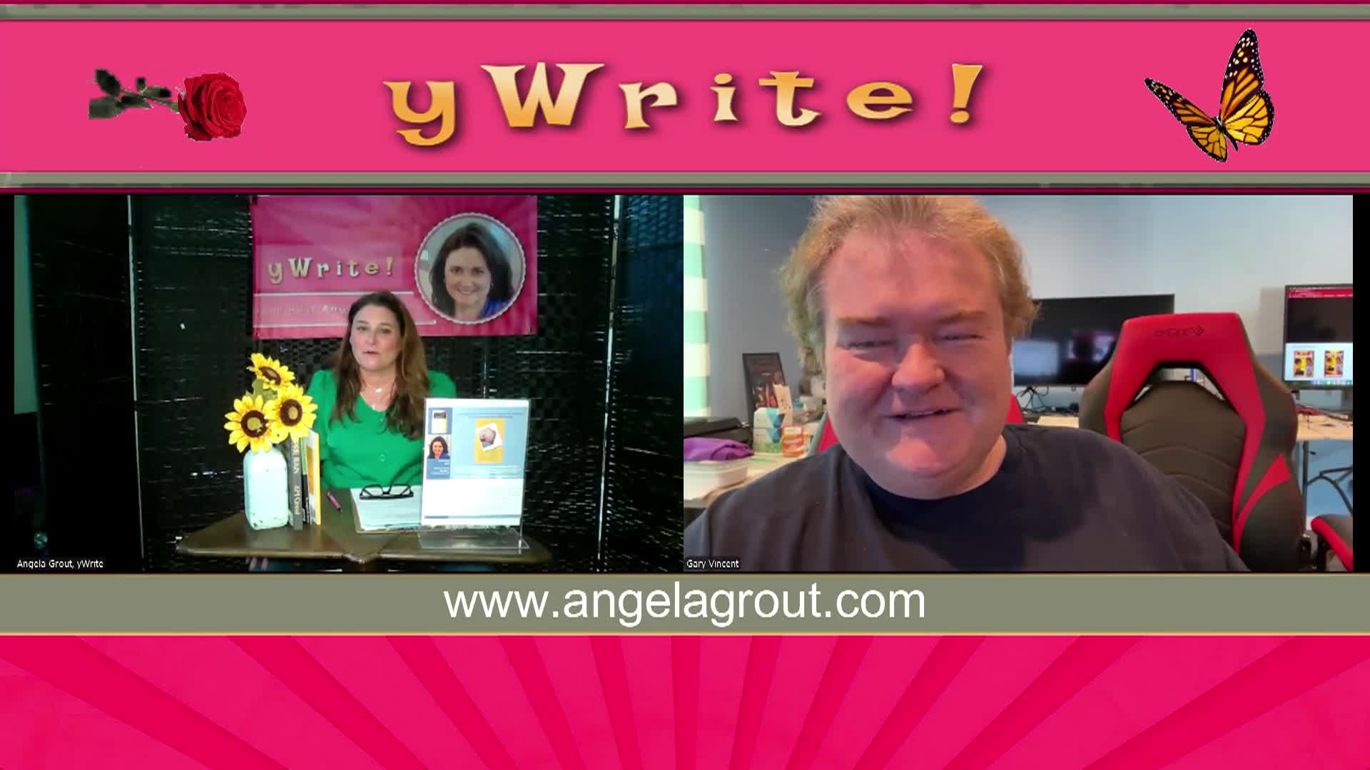 Thumbnail image for yWrite with Angela Grout
