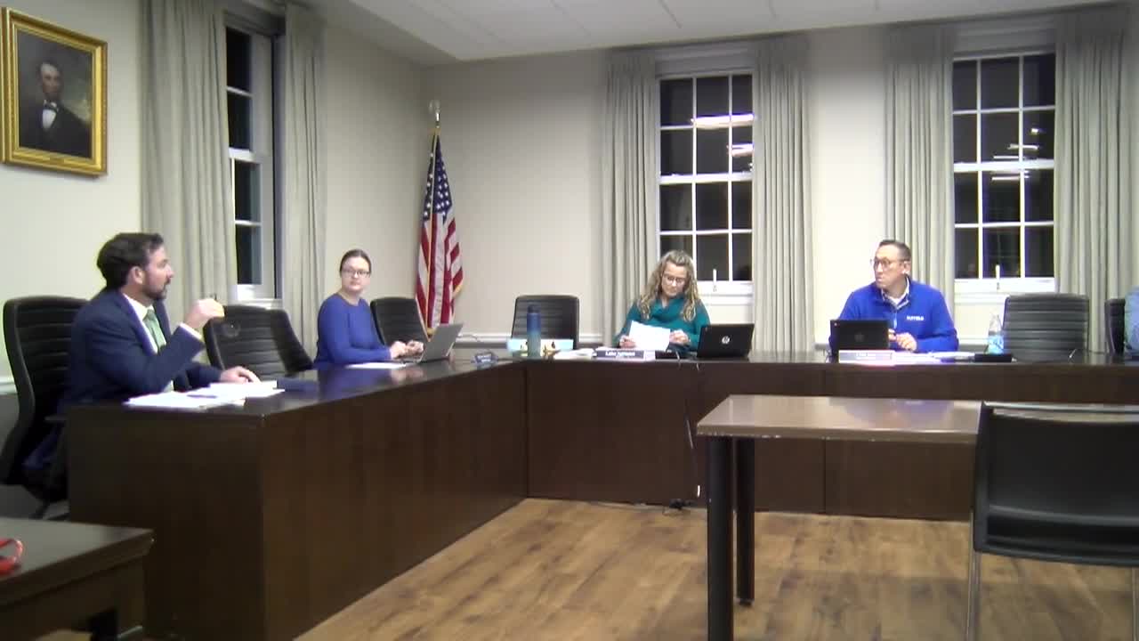 Suffield - Board of Selectman Meeting 11/19/25