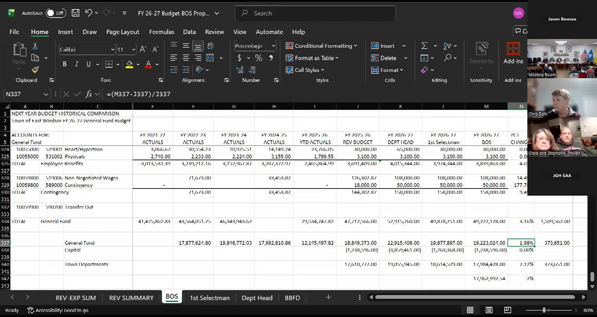 Thumbnail image for Town of East Windsor - Board of Selectmen Regular Meeting 3/5/26