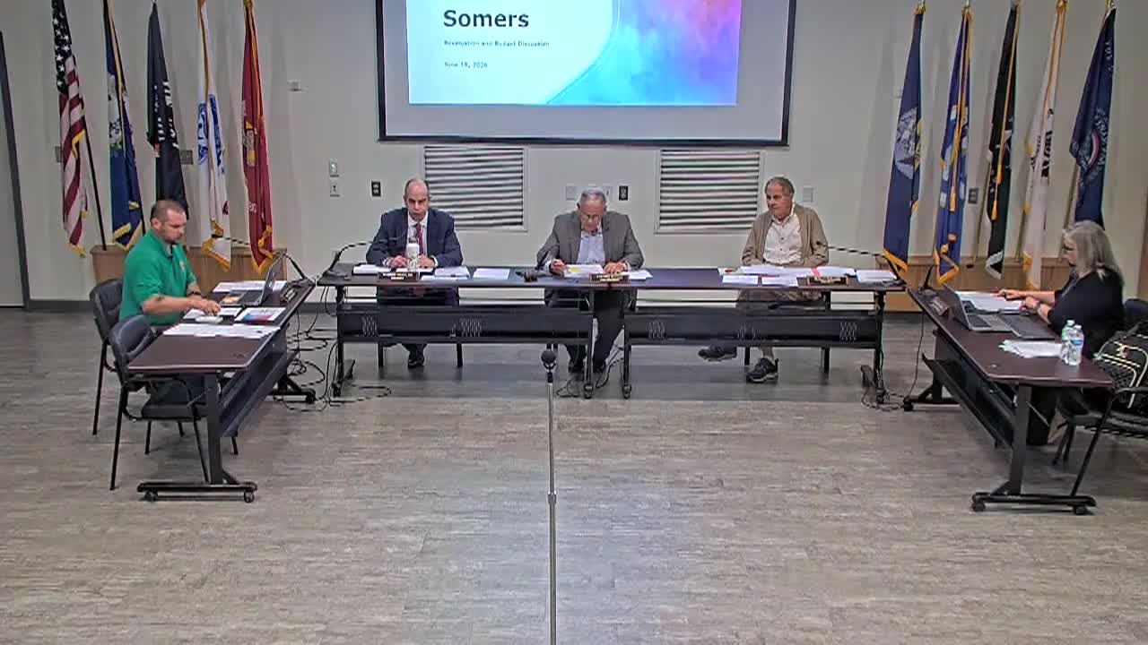 Thumbnail image for Somers Board of Selectmen Regular Meeting 6/18/26